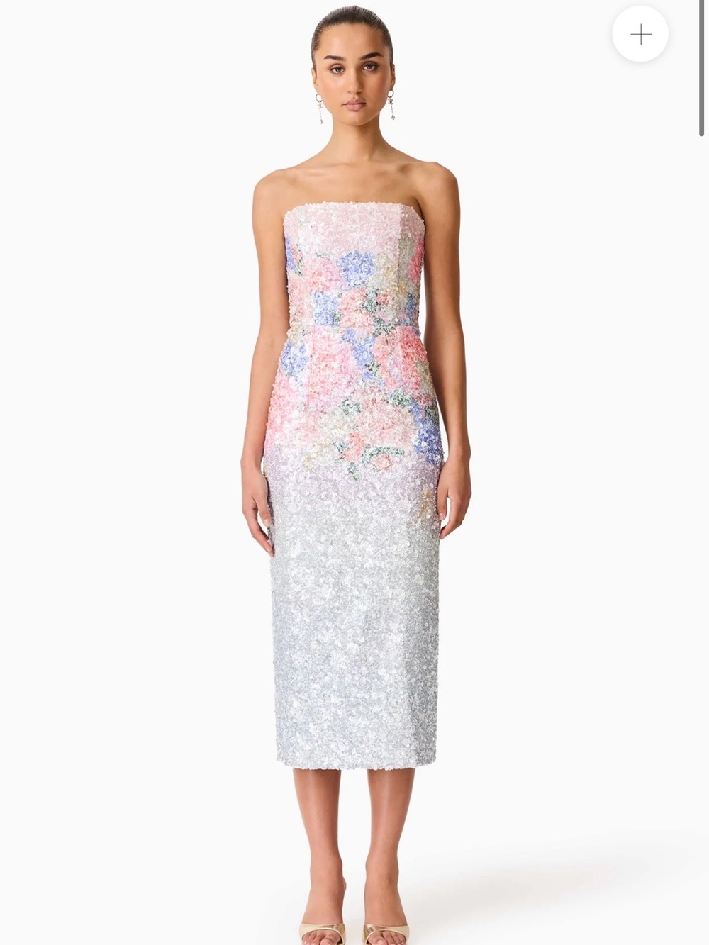 Elliatt Lurea Cream Strap Dress
